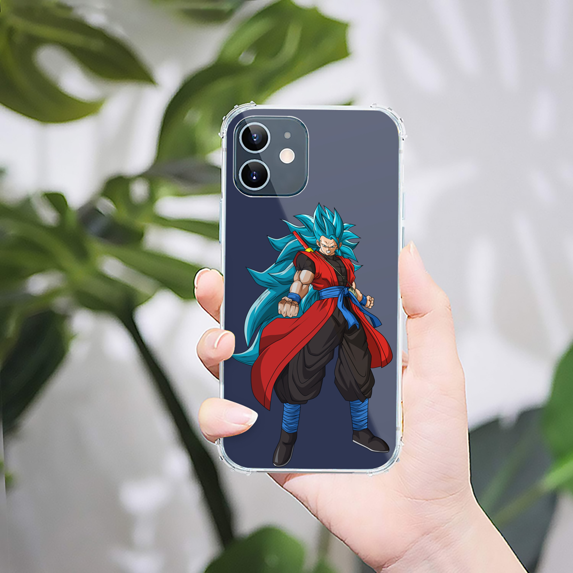 （画像用） ドラゴンボール ベジット DRAGON BALL Vegetto 【iPhone 12シリーズ対応】透明スマホケース（クリアソフトケース）